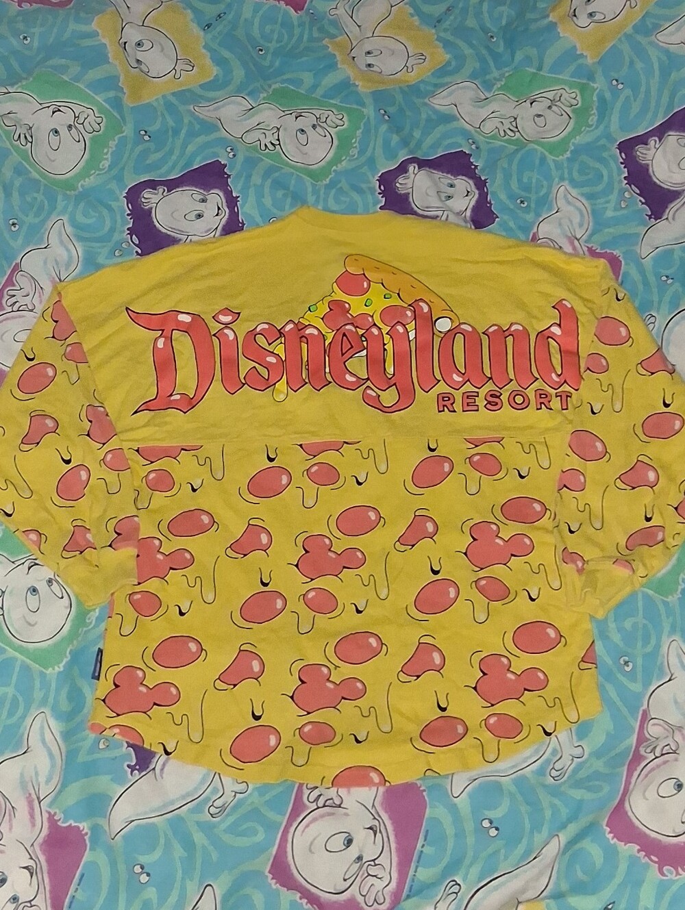 Disneyland Pizza Spirit Jersey Walt Disney World Pullover Long Sleeve Shirt